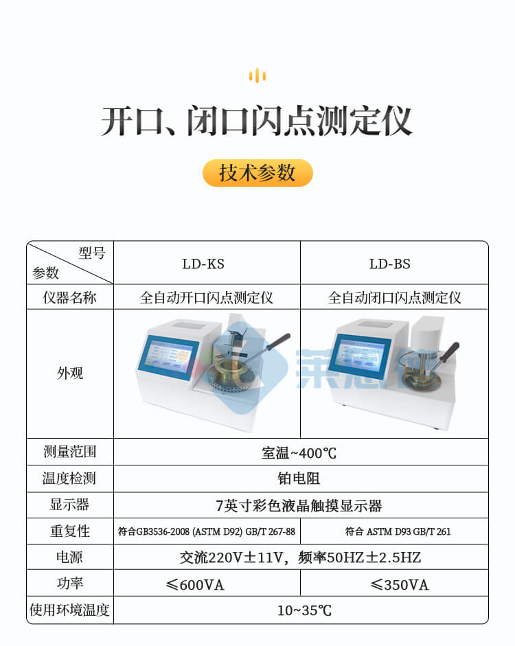 全自動閉口閃點(diǎn)測定儀
