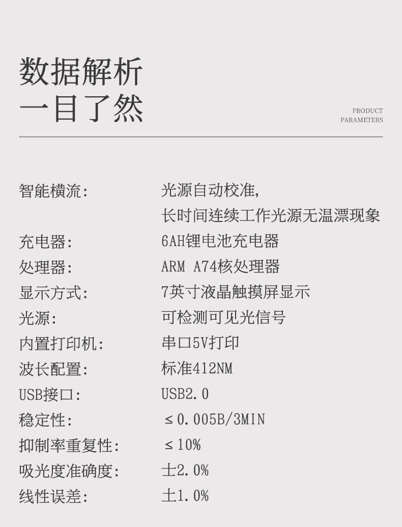 食品重金屬含量檢測(cè)儀