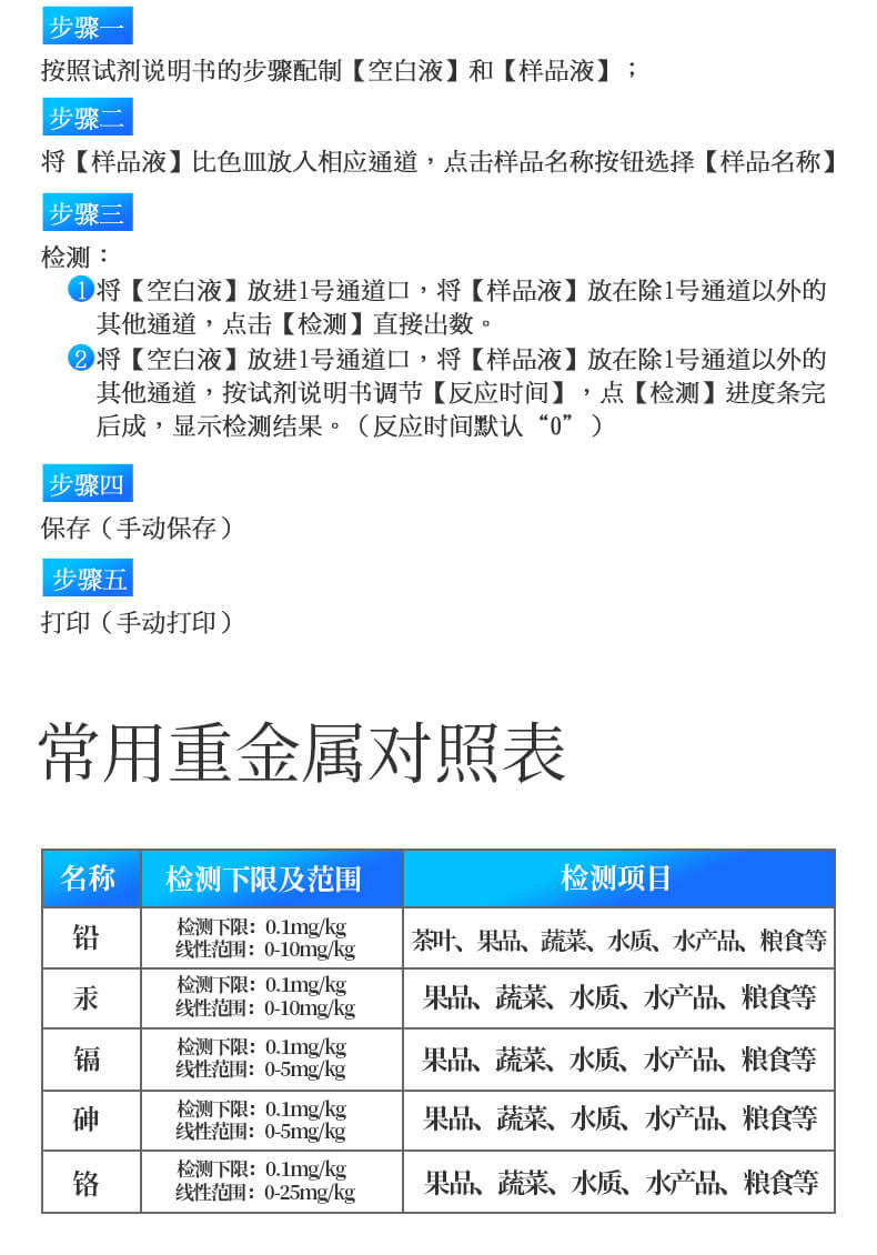 食品重金屬含量檢測(cè)儀